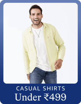 Men's Casual Shirts under Rs. 499 on Amazon