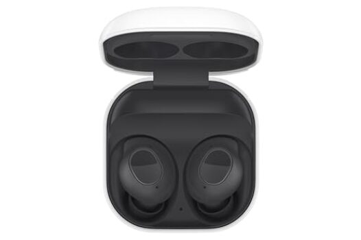 Samsung Galaxy Wireless Buds FE (in Ear) (Graphite)|Powerful Active Noise Cancellation | Enriched Bass Sound | Ergonomic Design | 6-21 Hrs Play Time