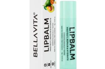 Bella Vita Organic Natural LipBalm for Dry Damaged & Chapped Lips Enriched with Shea Butter, Avocado 4 gm