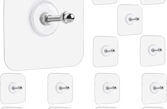 aadya alley Adhesive Hooks Heavy Duty Wall Hooks, Nail Hook for Hanging Coat, Hat,Towel Robe Hook Rack Wall Mount- Bathroom and Bedroom Hooks for Wall Without Drilling (Nail Hook Trasparent 10 Pack)