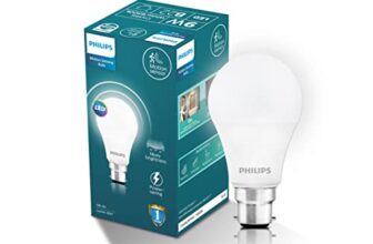 Philips Motion Sensor B22 LED Bulb | Motion Sensor Light for Home | Motion Sensor LED Bulb | Crystal White, Pack of 1