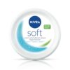 NIVEA Soft Light Moisturizer, 300 ml | Instant Hydration with Vitamin E & Jojoba Oil | Non-Greasy Cream for Face, Body and Hands | For Smooth, Healthy Skin
