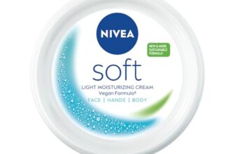 NIVEA Soft Light Moisturizer, 300 ml | Instant Hydration with Vitamin E & Jojoba Oil | Non-Greasy Cream for Face, Body and Hands | For Smooth, Healthy Skin